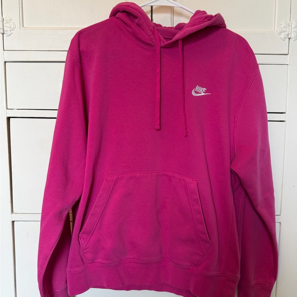 Nike Fuchsia Hoodie with Logo